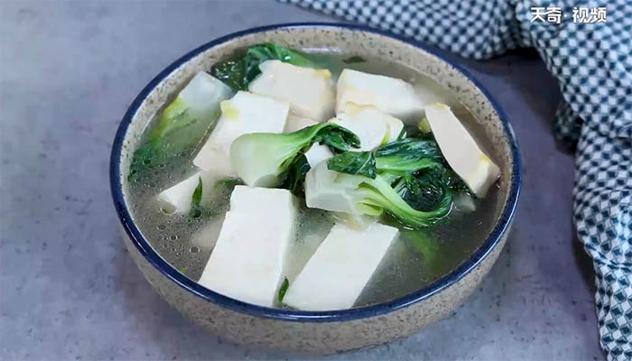 小白菜炖豆腐 第7张