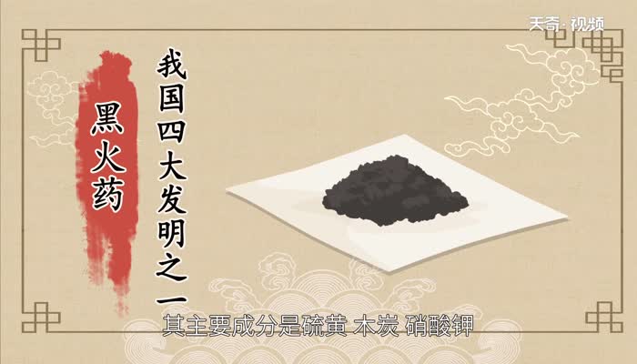 黑火药的主要成分 第1张